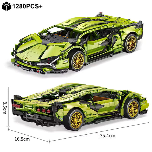 Brick Lamborghini | 1280 PCS