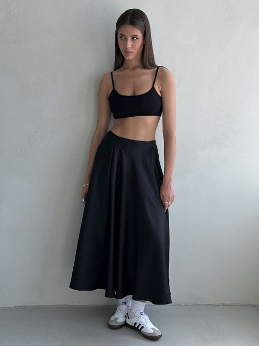 Elegant high waisted skirt