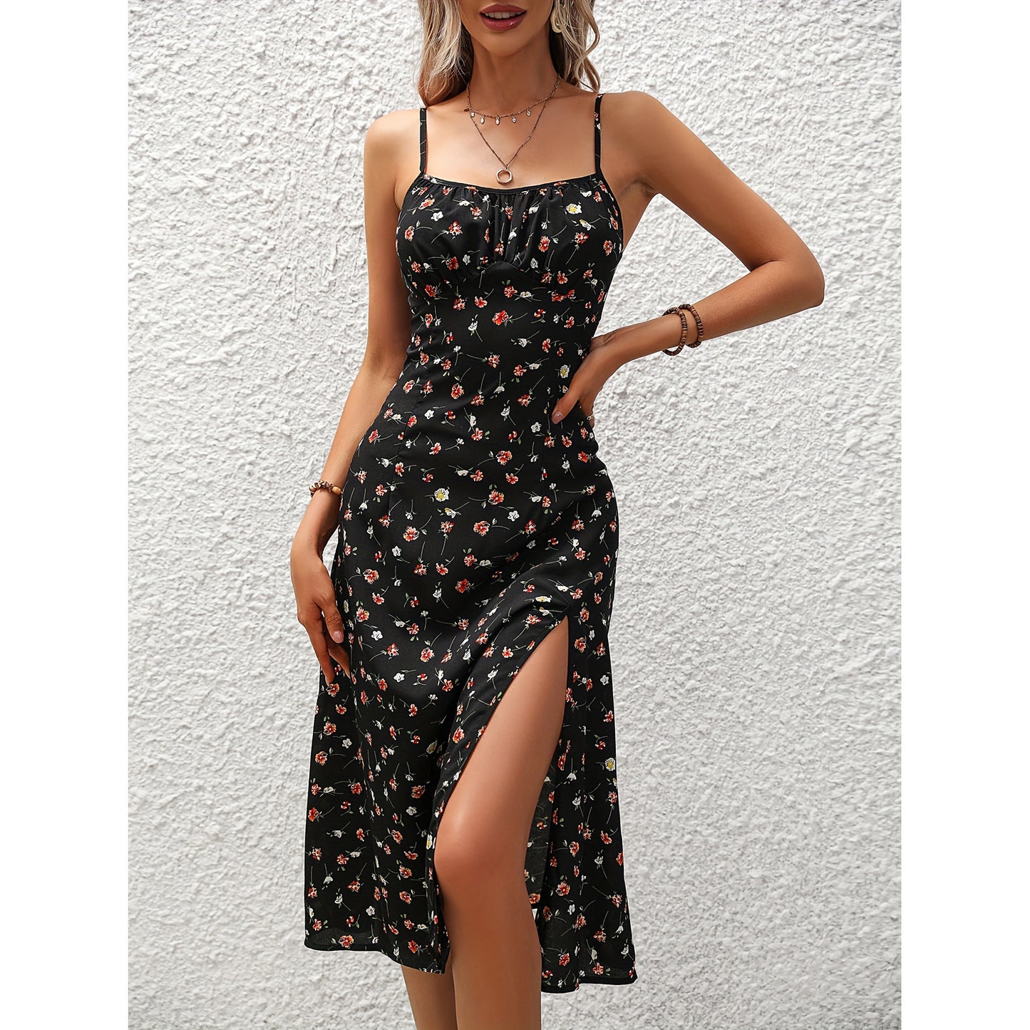 Suspender Dress Summer Sexy Midi Dress