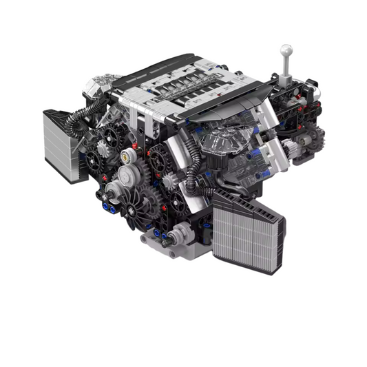 Twin Turbo W12 German Engine | 872pcs